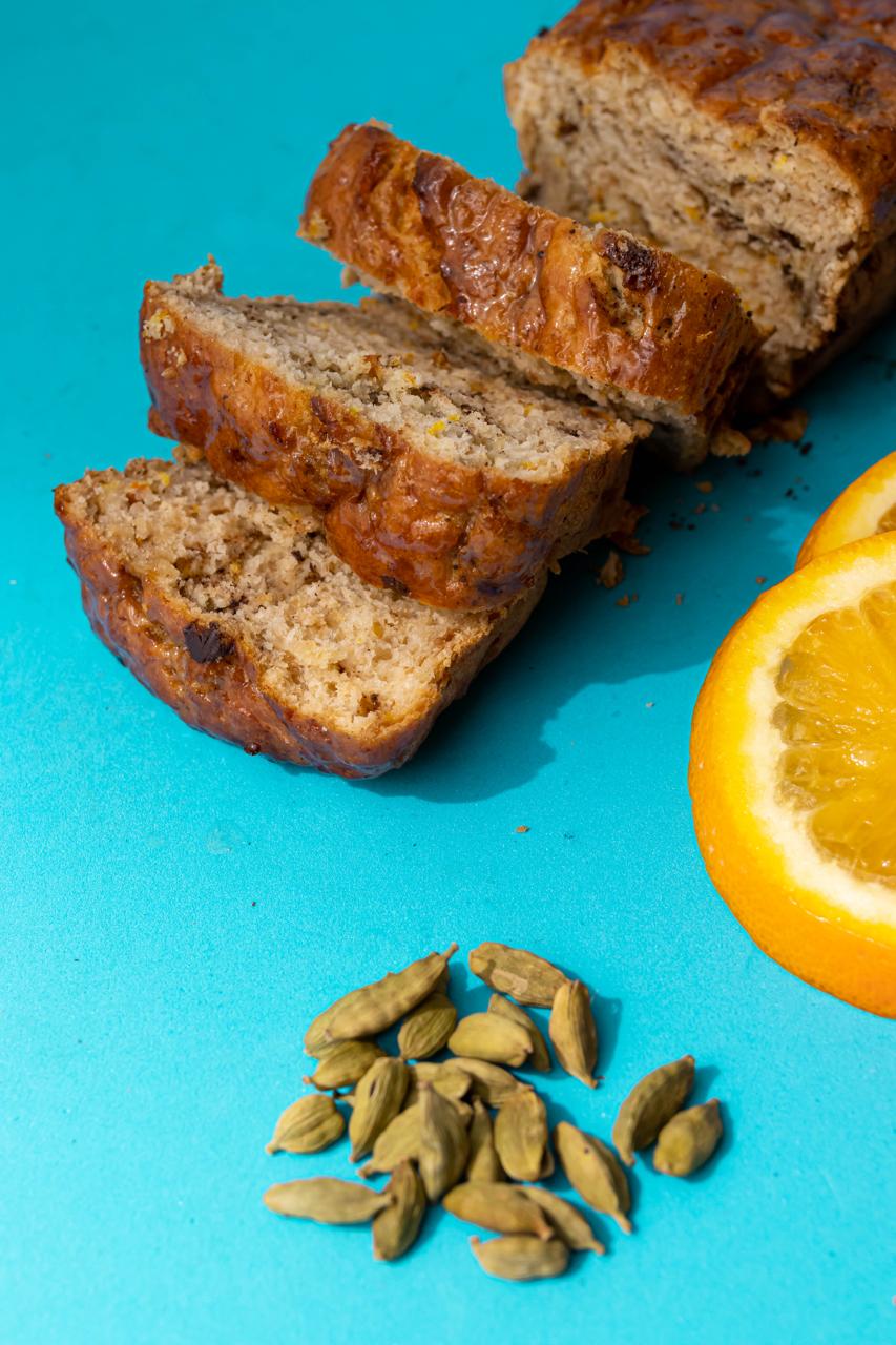 بريوش بالحبهان والبرتقال(جلوتين فرى )