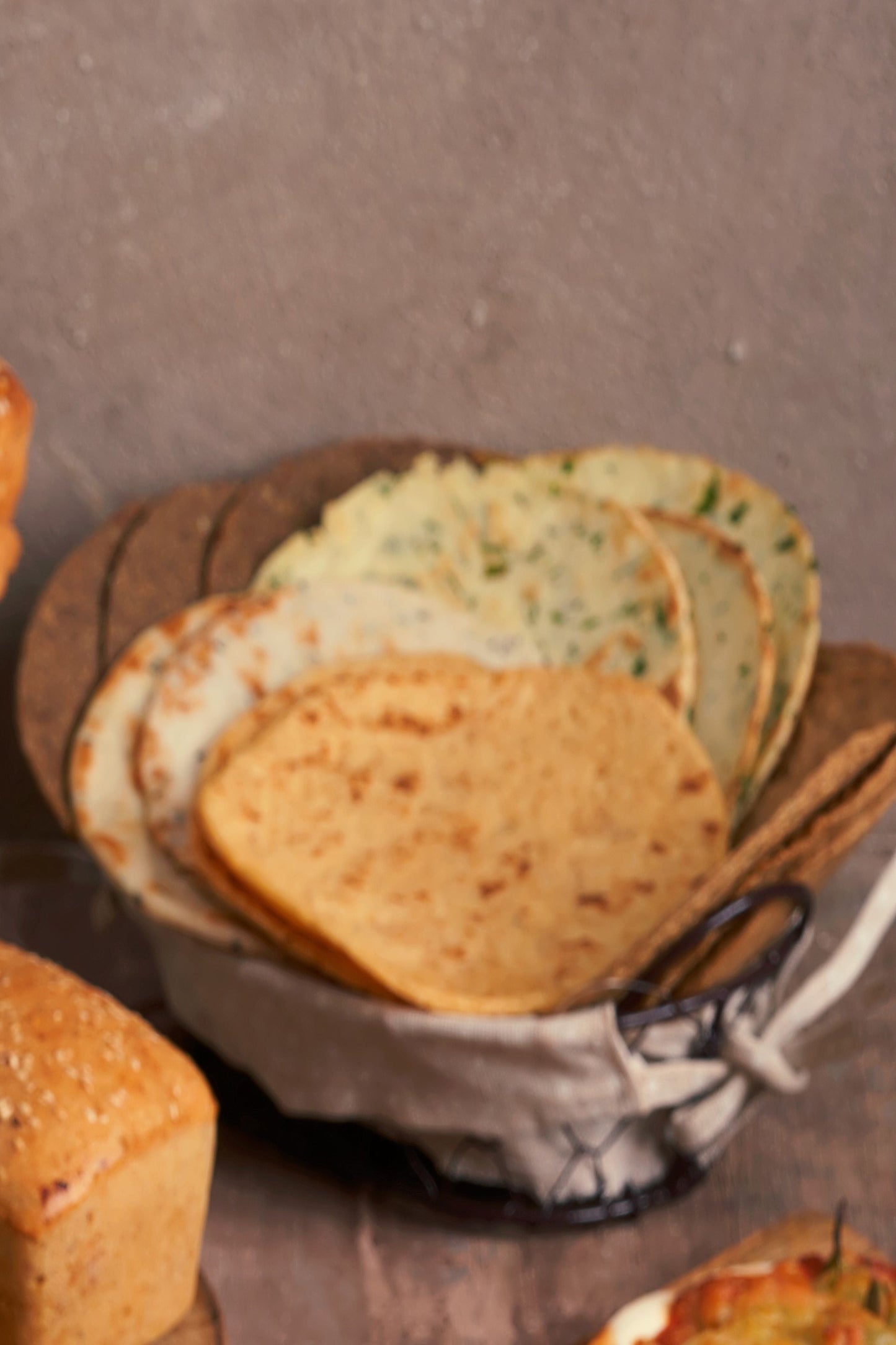 Sweet potato flat bread (5 pieces) (جلوتن فري) خبز الصاج بالبطاطا