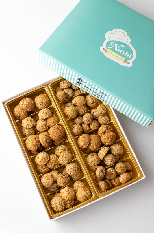 Mixed cookies box (1 kilogram) علبة كوكيز الشوفان المشكل